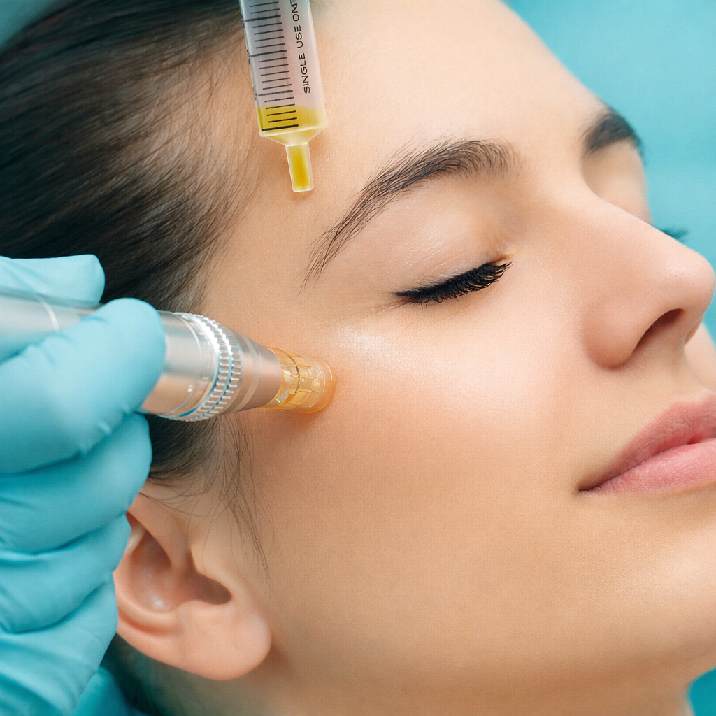 Facial PRP with Microneedling