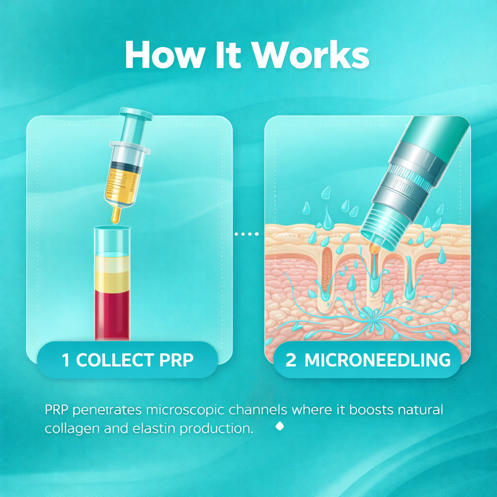 How Facial PRP with Microneedling works