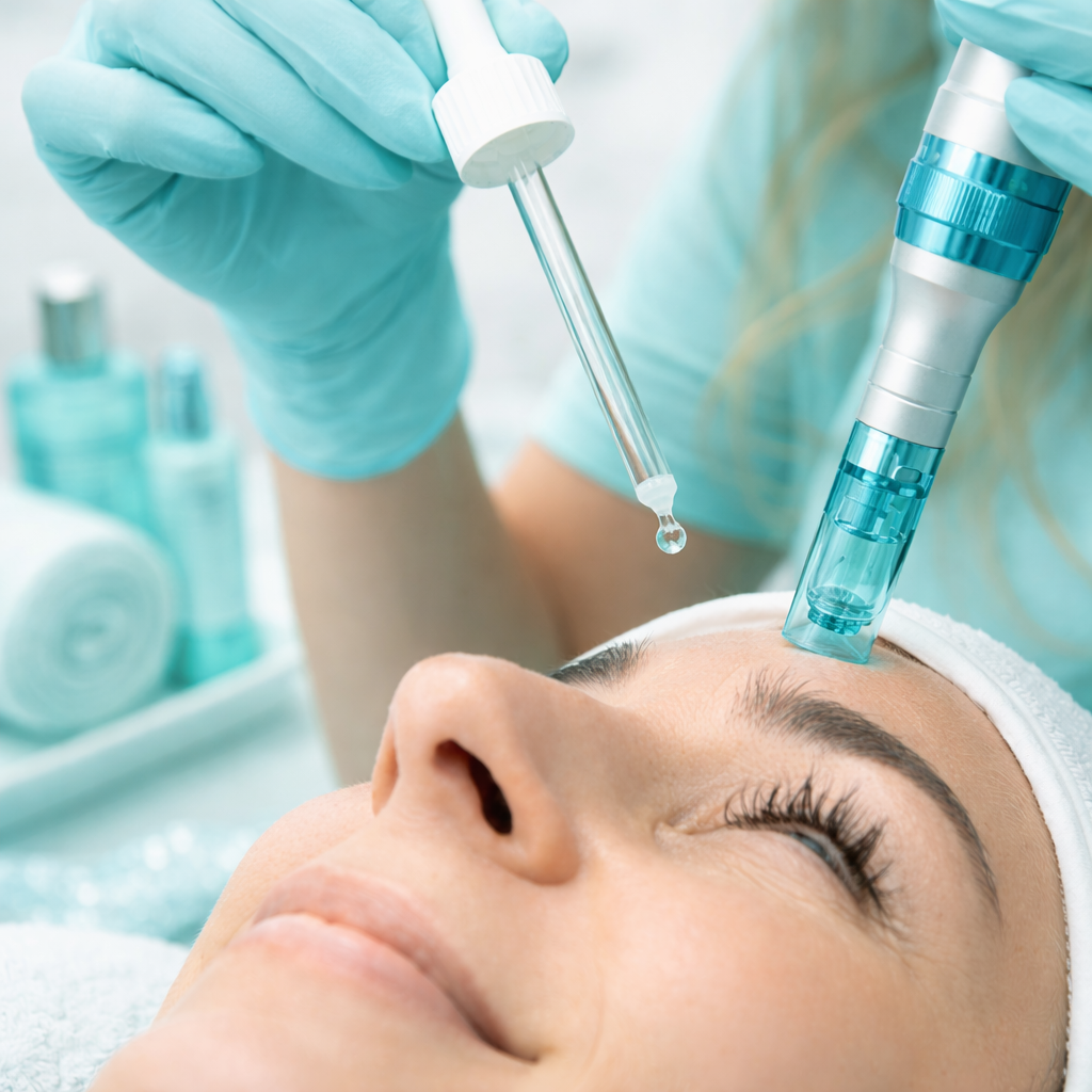 Salmon DNA ( PDRN ) with microneedling